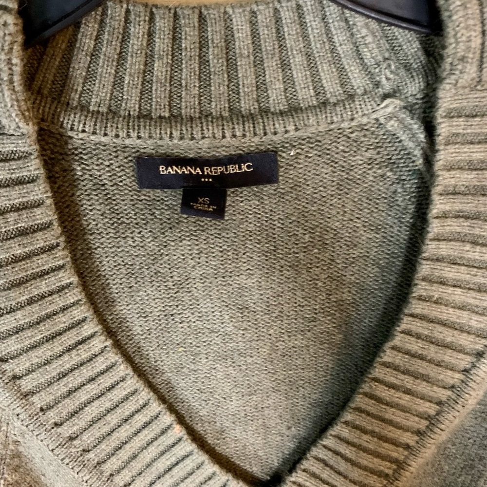Banana Republic | V neck sweater/dress | green - Picture 2 of 7